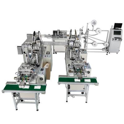 China Hotels 1/2/3 ply full automatic disposable maskmaking line 1+2 for sale