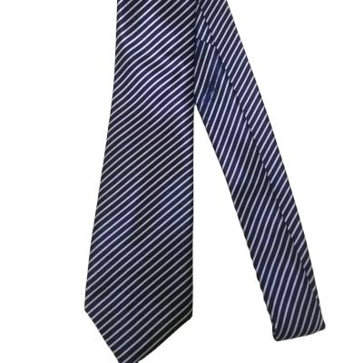 China Fashionable Company Factory Wholesale Silk Tie Custom Logo Neck Ties Blue for sale