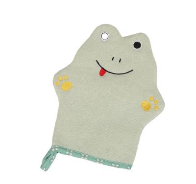 China EXFOLIATING 2021 New Popular Cotton Cartoon Animal Bath Gloves Wholesale for sale