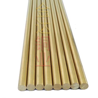 China Machining Materials JD Alloy Continuous Casting Round Brass Rod, Hollow Copper Bar, Raw Condition In Stock for sale