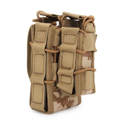 China Various Outdoor Activities WoSporT Hunting Military 9MM Dual Magazine Pouch Mag Vest Quick Accessories For Airsoft Shooting Paintball for sale