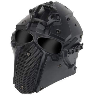 China Lightweight Tactical Airsoft Full Face Breathable Mask Paintball Mesh Wosport Gear Mask For CS Shooting for sale