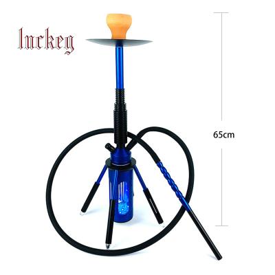 China Hot Sale Durable Arabic Hookah Aluminum Hookah Led Bag Rocket Shisha For Halloween Party for sale