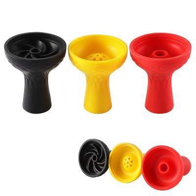 China High Quality Home Hookah Bowl Shisha Accessories Hookah Silicon Glass Hookah Rolls Shisha Pots for sale