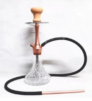 China High End Water Pipe Hookah Hookah Smoking Germany Premium Style Wooden Stem Wookah Hookah Nargile Edelstahl Shisha for sale