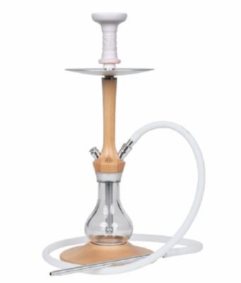 China High End Water Pipe Hookah Hookah Smoking Germany Premium Style Wooden Stem Wookah Hookah Nargile Edelstahl Shisha for sale