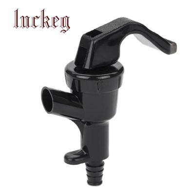 China Food Grade Black PP Hose Kitchen Dispenser Faucet , High Quality Beverage Faucets for sale