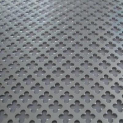 China 5052 H25 Aluminum Perforated Sheet Metal Round Hole Shape 1220mm Width for sale