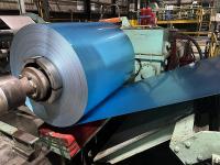 China Cold Rolled Galvalume Steel Coils / Strips G550 BORON ADDED SGLCC Blue AFP for sale