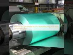 Pre-Painted Galvanized Steel for manufacturing of air ducts ventilation system