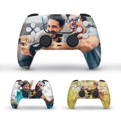 China Custom Customized Skin Dustproof Shockproof Waterproof Playstation 5 Vinyl Skin With Controller Custom Cover Pictures Pictures Sticker For PS5 for sale