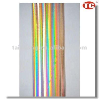 China Paper Gold Rainbow Holographic Hot Stamping Foil for sale