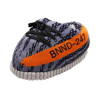 China Fashion Trend Yeezy Sneaker Slipper Indoor Comfortable Plush Stuffed Anti Slip Home Slipper aj for sale