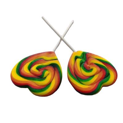 China Full Size Hot Sale Rainbow Swirl Lollipop for sale