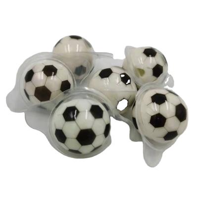 China Full Size Hot Sale 3D Football Shaped Fruit Juice Gummy for sale