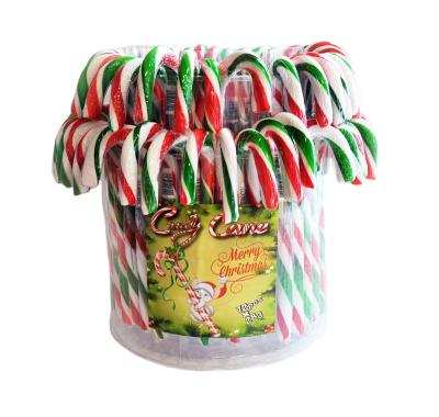 China Natural Hot Sale Jar Rainbow Candy Cane For Christmas for sale