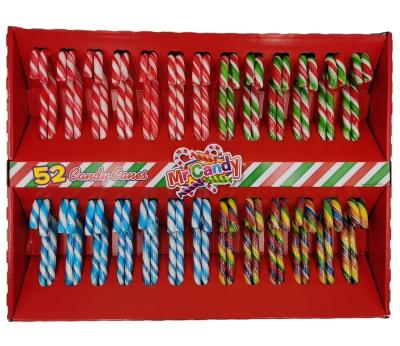 China Natural Hot Sale Rainbow Candy Canes For Christmas for sale