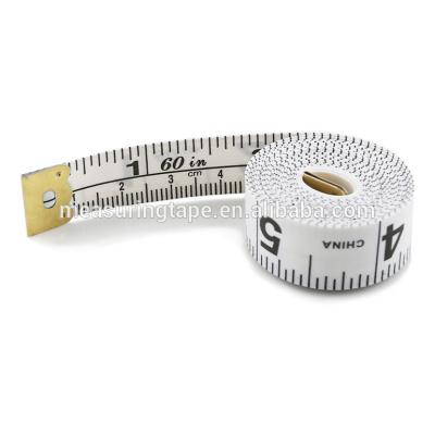 China Custom Vinyl Coated Fiberglass Tape Measure 60 Inch Branded Creative Promotional Items Seamstress Sewing Tape Measure for sale