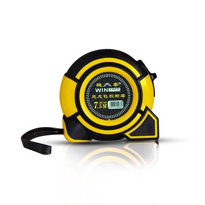 China Promotional Nylon Coated Blade Round 7.5m / 25ft Function Steel Tape Measure Tape Measures for sale