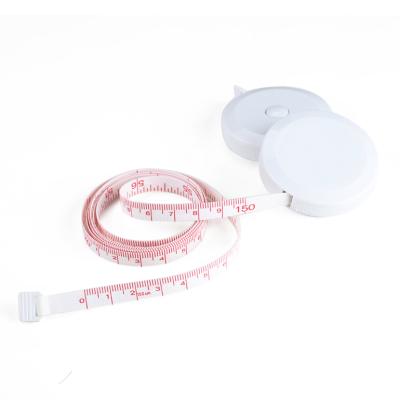 China Mini Round Fashion 60 and 120 Inches Soft Plastic Covered Tape Measure Measuring Tool for sale