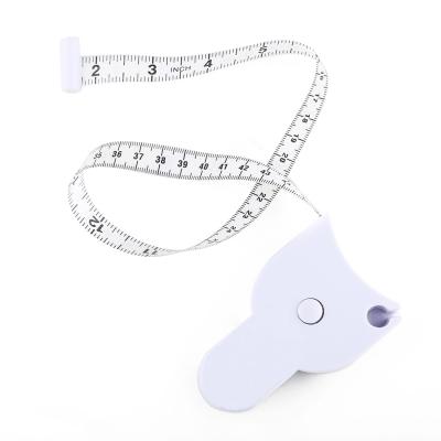 China Custom Logo Automatic Flexible Waist Measurement Centimeter Tape Measure Waist Tape Measure Tape for sale