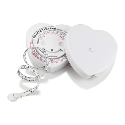 China Retractable Soft Popular Body Fat Bmi Calculator Tape Measure for sale