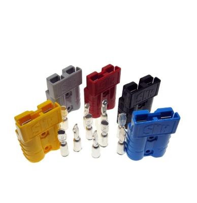 China Hot Sale 2 Pin 50A Automotive Battery Connector Wire Electrical Fast Power DC High Current Connector With Terminals for sale