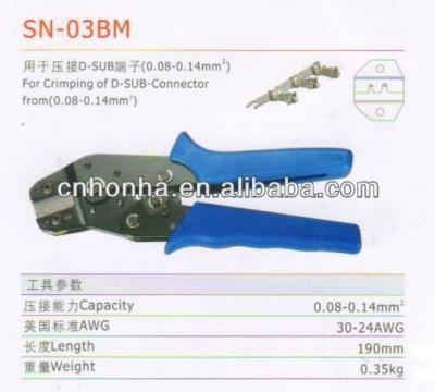 China SN-03BM Crimping Tool Insulated Crimping Terminals for sale