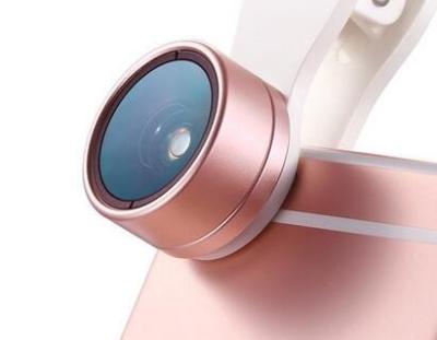 China 3mm Eye Relief Mobile Phone Fisheye Lens Optical Glass / Aluminium Alloy Material for sale