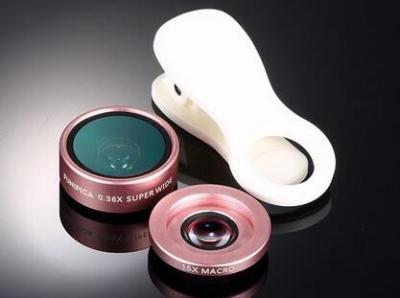 China Easy Install Clip On Fisheye Lens , Smartphone Fisheye Lens With ISO9000 for sale