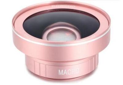 China 3 In 1 Pink Mobile Phone Macro Lens With Universal Clip High Definition for sale