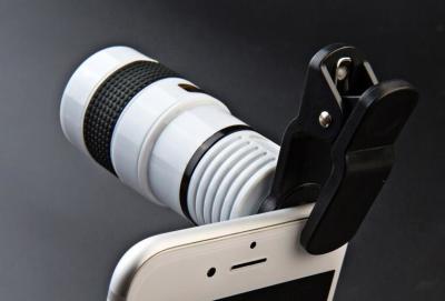 China Professional Mobile Phone Telephoto Lens For Apple / Samsung / HTC for sale