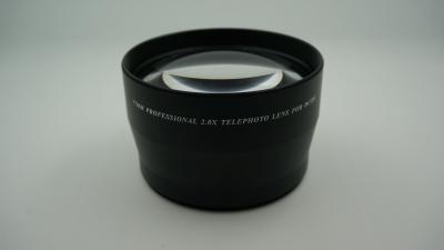 China Universal 58mm Camera Wide Angle Lens For Digital Camera Black Color for sale