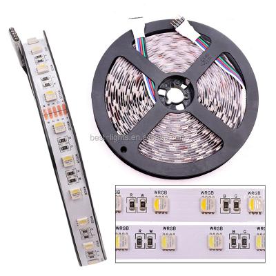 China Flexible 24v LANDSCAPE rgbw 5050 led strip 60leds 4 color in one chip rgb rgb cct led strip 24v for sale