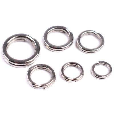 China Seawater Sea Fishing Stainless Steel Slot O Rings Double Buckle Quick Change Split Rings For Saltwater Fishing for sale