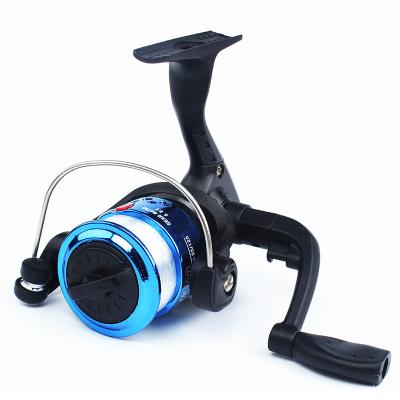 China LEFT HAND 200 Series Plastic Fishing Reels Multicolor Reel Wheel Saltwater Spinner Fishing Reel Lines Combo Set for sale