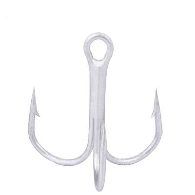 China High Strength Sea Fish Accessories Treble Fishhooks Sea Bass Fish Target Carbon Steel Treble Hooks for sale