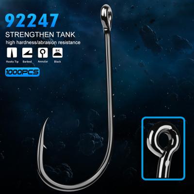 China High-strength Anzuelos De Pesca 50pcs/bag Barbed High Carbon Steel Carp Fishing Hook Sea Fish Hook Tackle for sale