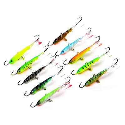 China Ice Fishing Lure Winter Ice Fishing Lure Wholesale Artificial Metal Lead VIB 30g 93mm Groundbait Fishing Lure for sale