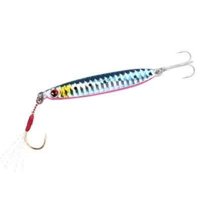 China Glow Long Lead 21g 28g 40g Artificial Slow Pitch Glow Metal Jig Building Bait Casting Lure for sale