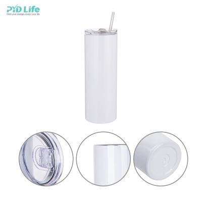 China 2021 Promotional PYD Viable Life RTS 20 oz Sublimation Straight Lean Tumblers With Straw for sale