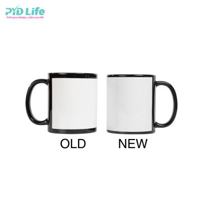 China Wholesale Custom Viable Ceramic Magic Mug Color Changing Blank Sublimation Mug 11oz Sublimation Mug for sale