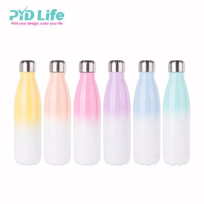 China Viable Wholesale Wave Color Insulated Water Bottle Blanks Products Bottles Private Label Stainless Steel Water Bottle for sale