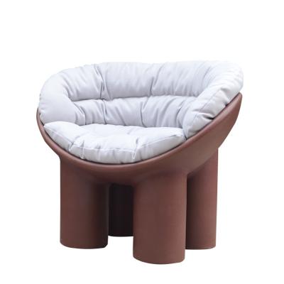 China Wholesale 2021 Modern Plastic Cover Removable Roly Poly Chair Dining Chair Pe For Living Room for sale