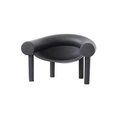 China Removable Wholesale PE Plastic Polyethylene Cover Horseshoe Chair For Living Room for sale