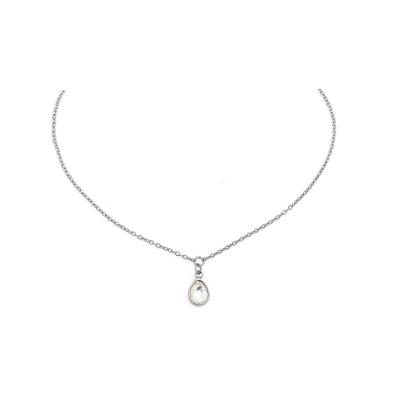 China FASHIONABLE Water Drop Stainless Steel TEAR SCARF Pendant Necklace As Mother's Day Gift Women Necklace Jewelry for sale