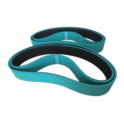 China For High Torque Drive Rubber Fiberglass Strapping Open Endless Flat Belt for sale