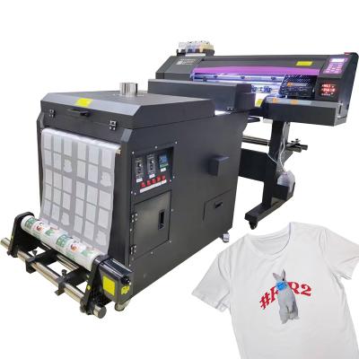 China T-shirt printing 6090cm/3040 wide I3200/4720 two printhead Without shaker DTF printer for T-shirt pattern for sale