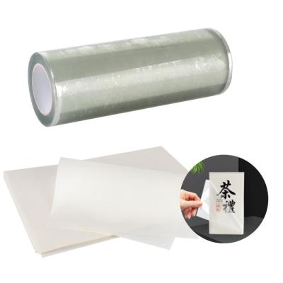 China No heating High quality 46cm transparent UV transfer film for roll-to-roll UV printing, free B film for sale