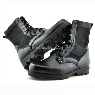 China Lace Up Tactical Military Boots / Combat Genuine Leather Boots for sale